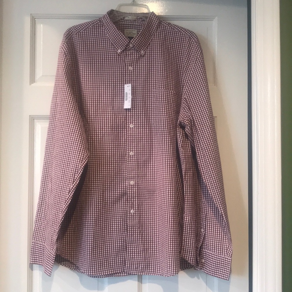J Crew Classic Button Down Oxford NWT